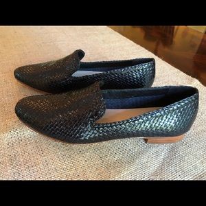 Cole Haan Woven Smoking Loafers